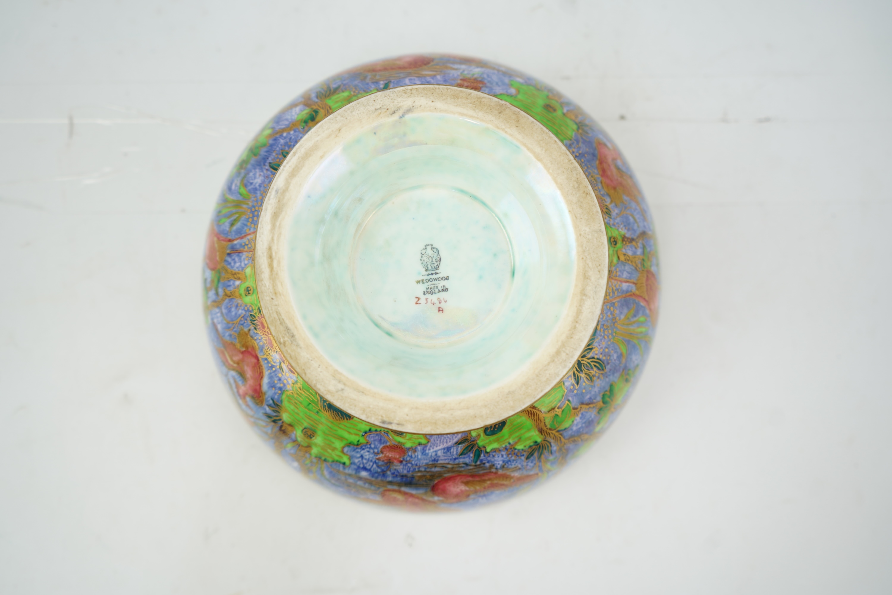 Daisy Makeig-Jones (1871-1945) for Wedgwood: An ‘Argus Pheasant’ lustre Imperial bowl